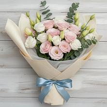 Букет цветов из:  Лизиантусы в Городовиковске