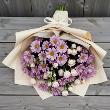 Букет цветов из:  Розы и Хризантемы в Городовиковске