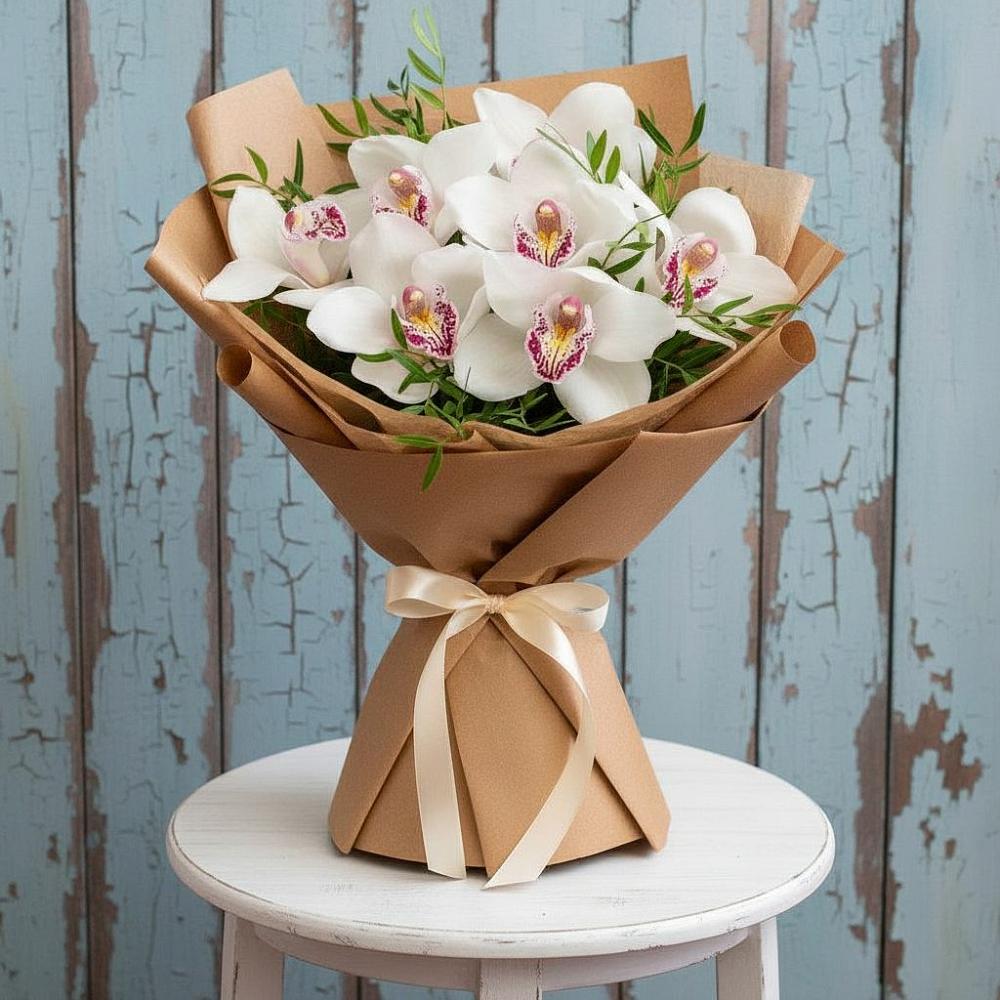 Букет цветов из: Орхидеи и Розы в Городовиковске