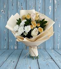 Букет цветов из:  Розы и Хризантемы #REPLACE_PRED# Городовиковске
