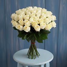 Букет 51 Белая роза Эдлесс Лав #REPLACE_PRED# Городовиковске