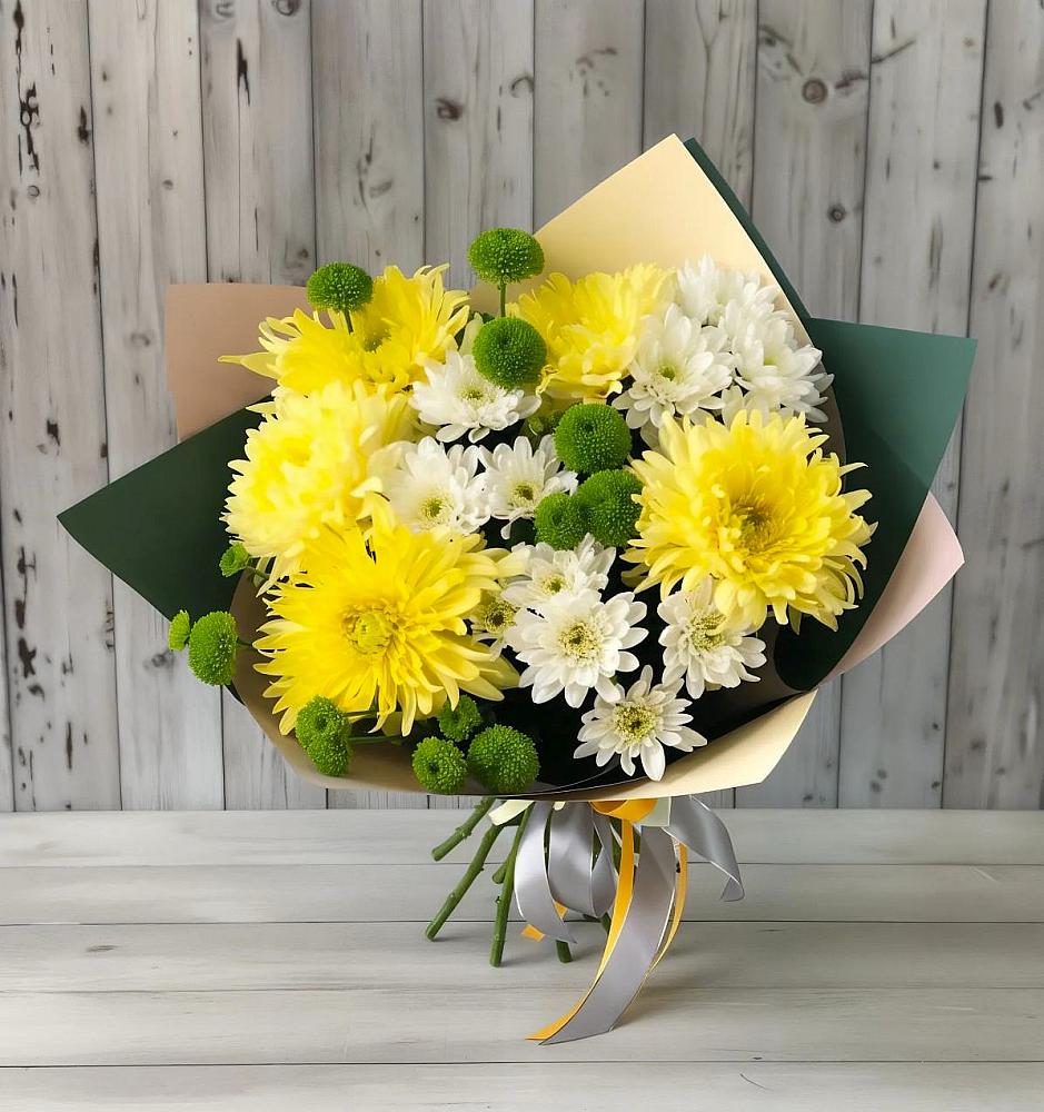 Букет цветов из: Хризантемы в Городовиковске