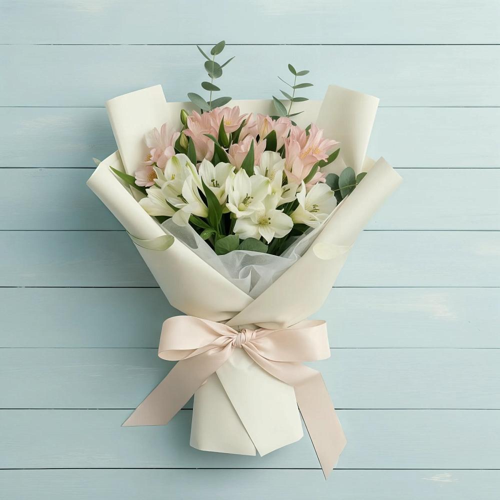 Букет цветов из: Альстромерии в Городовиковске