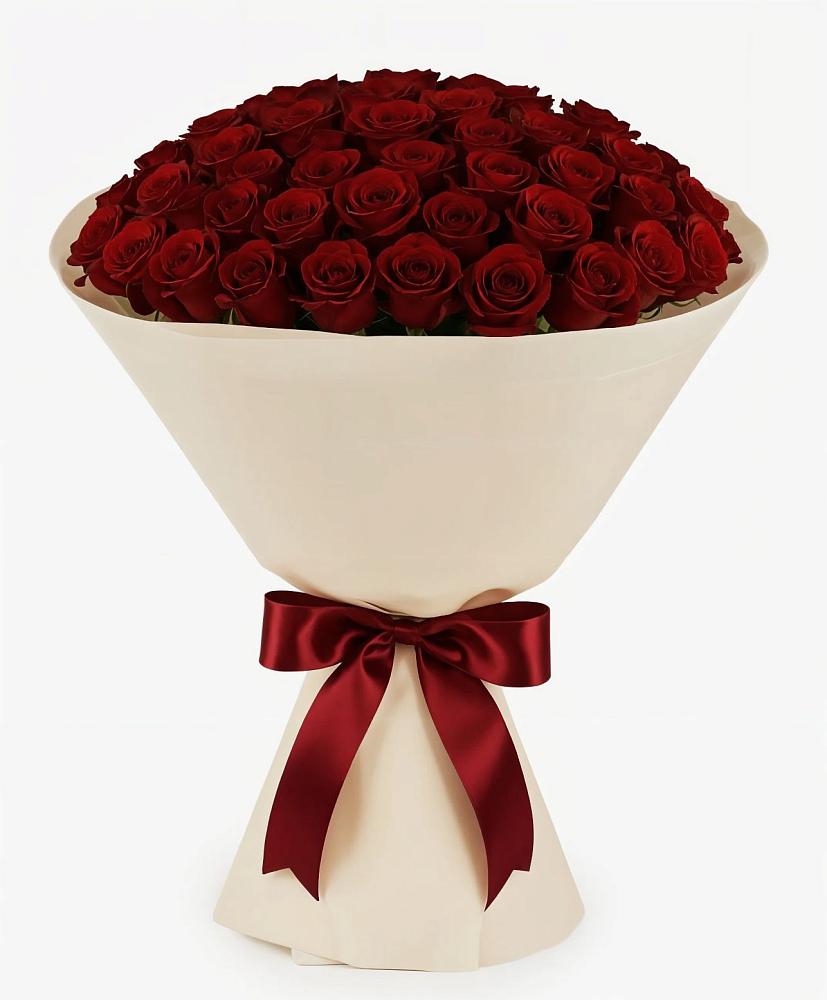 Букет 101 Бордовая роза Блэк Бакарра в Городовиковске