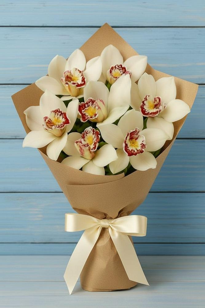 Букет цветов из: Орхидеи и Розы в Городовиковске