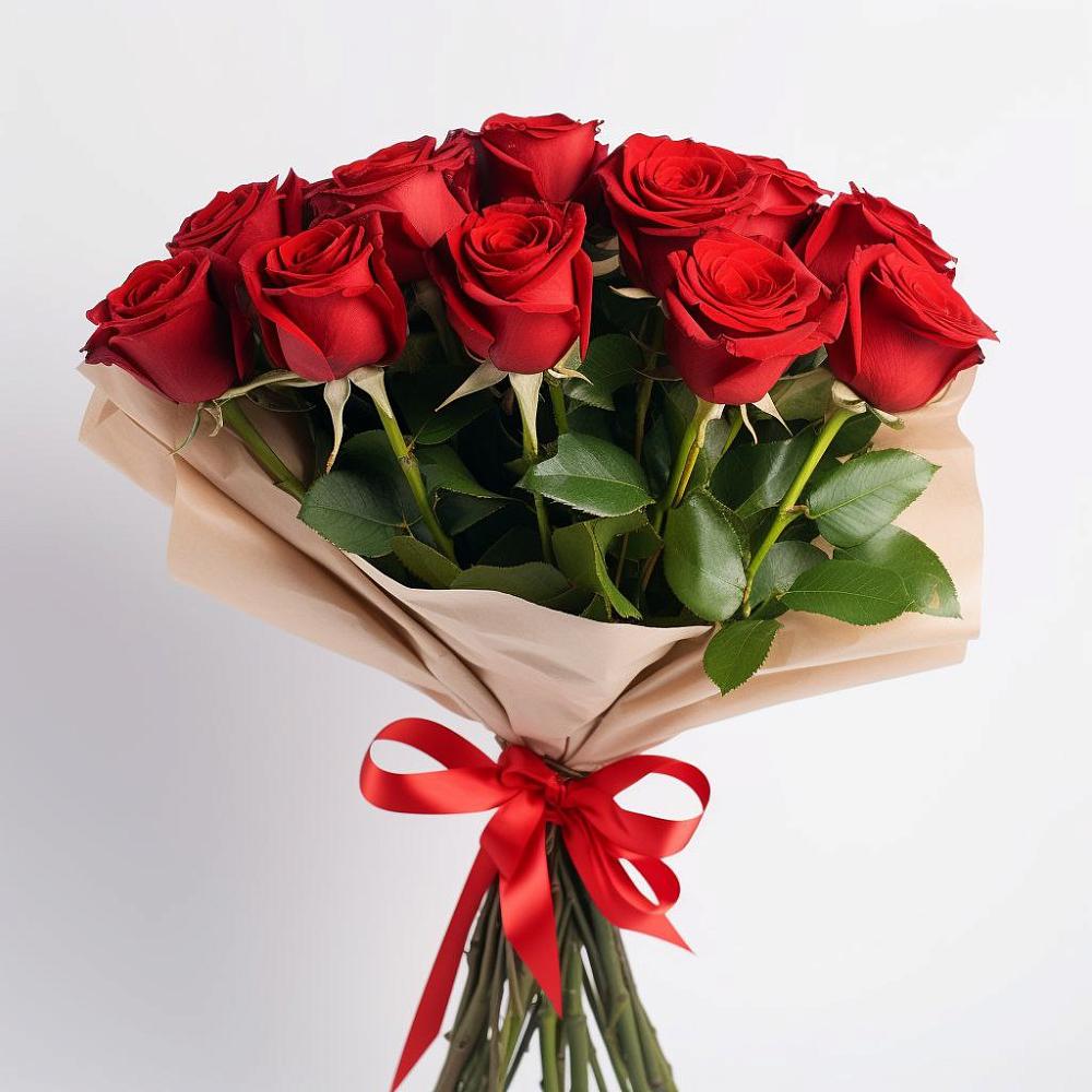 Букет 11 Красных роз Эдлесс Лав в Городовиковске