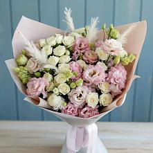 Букет цветов из:  Альстромерии и Розы #REPLACE_PRED# Городовиковске
